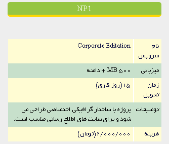 تعرفه طراحی سایت